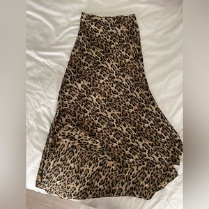 Zara cheetah skirt